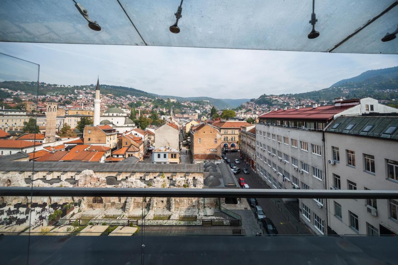 Hotel Europe Sarajevo Ngoại thất bức ảnh View from the observation deck