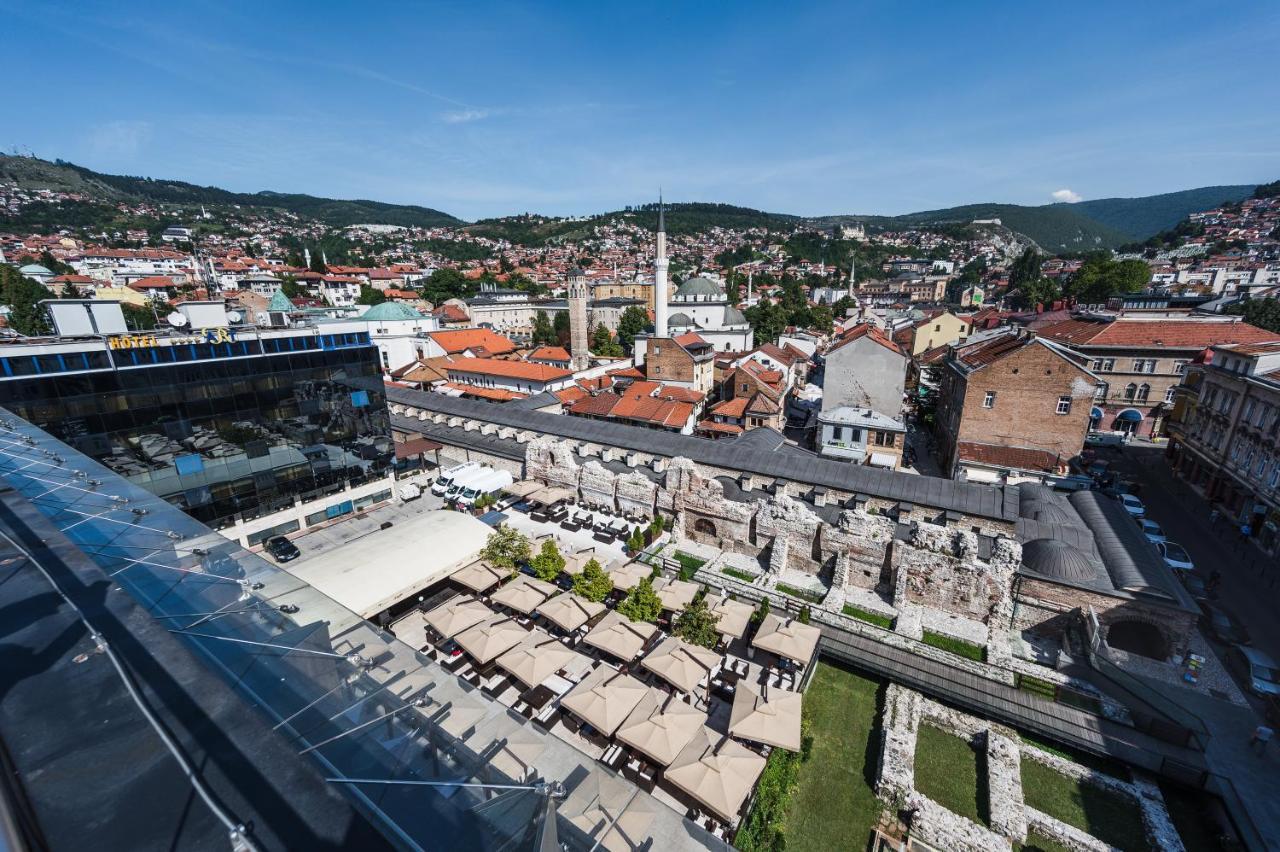 Hotel Europe Sarajevo Ngoại thất bức ảnh View of the city from the tower of the National Museum