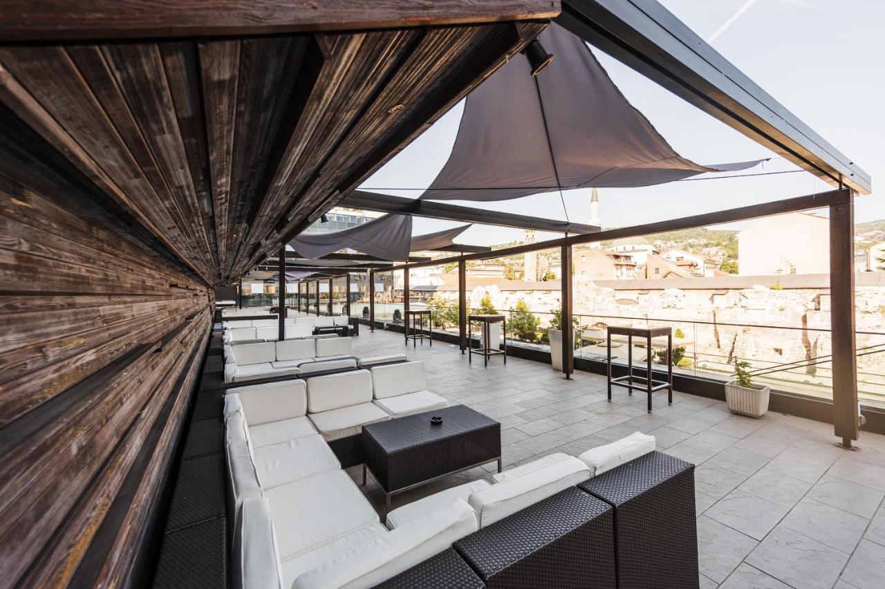 Hotel Europe Sarajevo Ngoại thất bức ảnh The rooftop bar